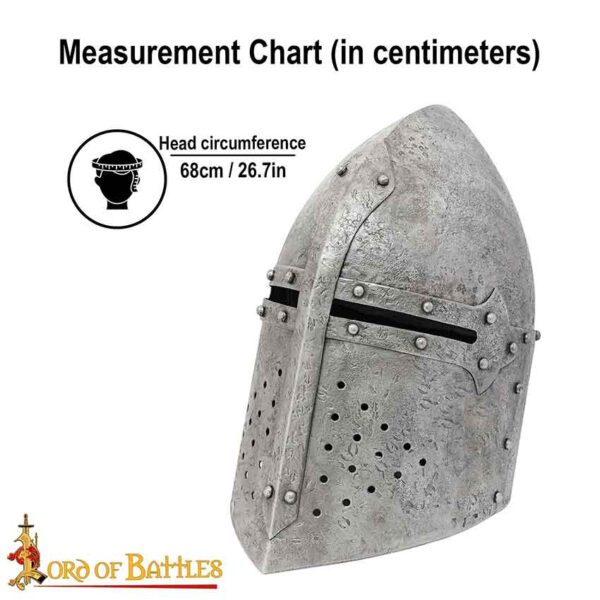 Medieval Knight's Closed Helmet