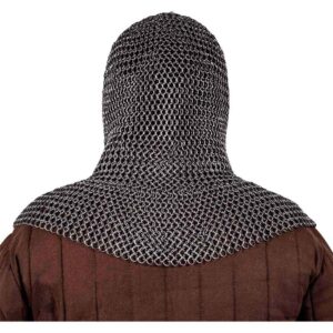 Butted High Tensile Steel Chainmail Coif