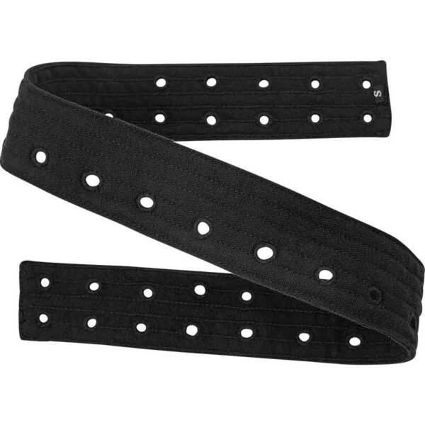 Medieval Padded Arming Belt - Black