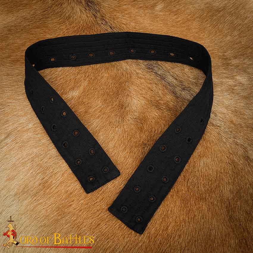 Medieval Padded Arming Belt - Black