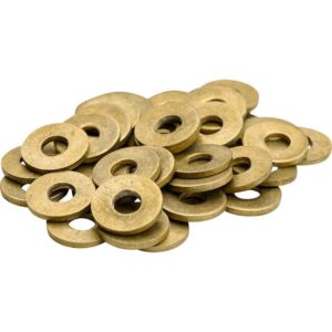 Medieval Armour Brass Washers - Set of 50