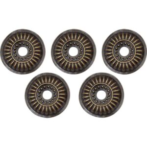 Sun Knight Medieval Brass Washers - Set of 5