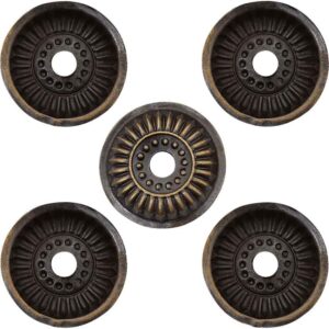 Sun Knight Medieval Brass Washers - Set of 5