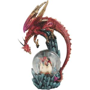 Firewing and Hatchling Dragon Snow Globe