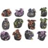 Set of 12 Mini Hatching Dragon Statues