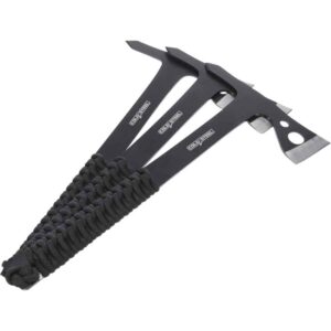 Black Steel Throwing Axe Set by Cold Steel