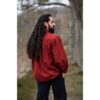 Friedrich Medieval Lace-Up Shirt - Red