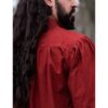 Friedrich Medieval Lace-Up Shirt - Red