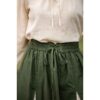 Isabella Medieval Skirt - Green/Natural