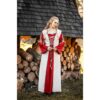 Amalia Medieval Dress - Natural/Red