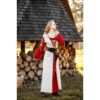 Amalia Medieval Dress - Natural/Red