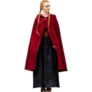 Marie Viking Cloak - Red