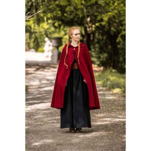 Marie Viking Cloak - Red