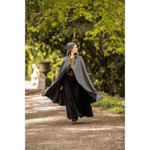 Lady Heidi Medieval Cloak - Grey