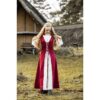 Genefe Medieval Dress - Red/Natural