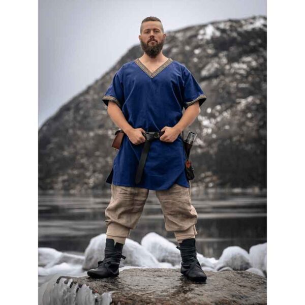 Loki Viking Tunic - Blue