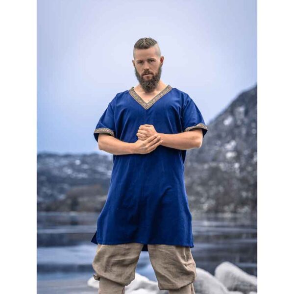 Loki Viking Tunic - Blue