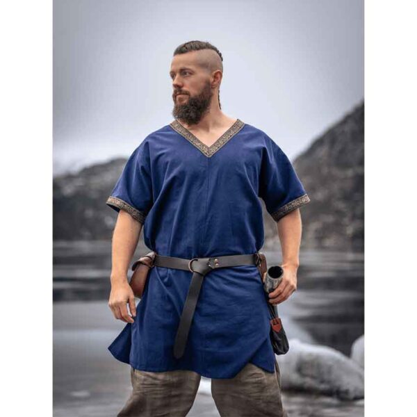 Loki Viking Tunic - Blue