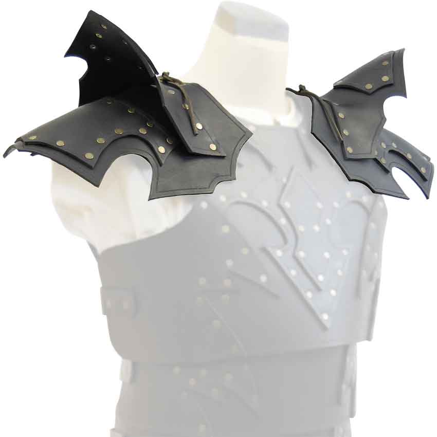 Dark Armor Leather Pauldrons