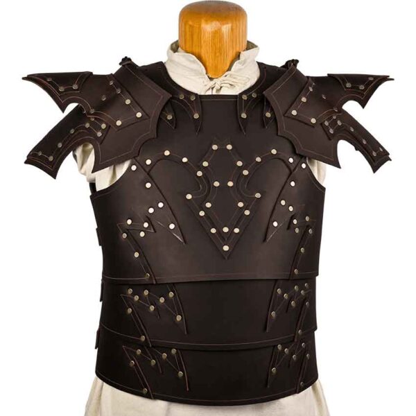 Dark Armor Leather Pauldrons