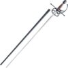 Swept Hilt Rapier with Black Handle