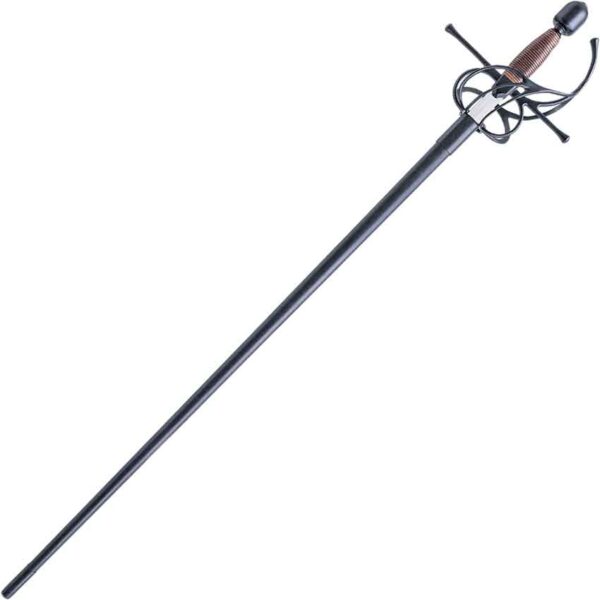 Swept Hilt Rapier with Black Handle