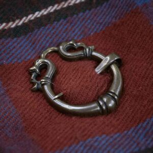 Brass Dragon Cloak Pin