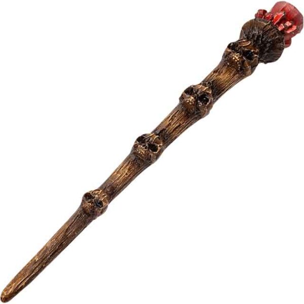 Skull Crystal Magic Wand