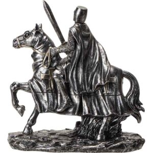 Mounted Crusader Statue