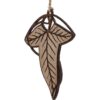 Elven Leaf Christmas Ornament