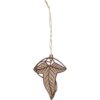 Elven Leaf Christmas Ornament