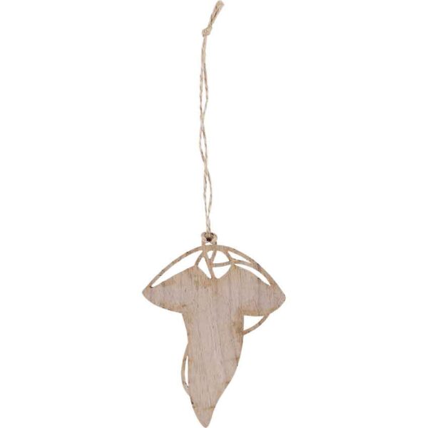 Elven Leaf Christmas Ornament