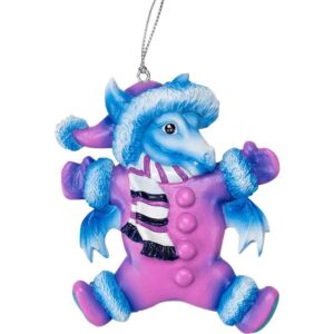 Snow Suit Dragon Ornament