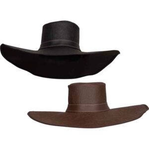 Alatriste Embossed Leather Hat