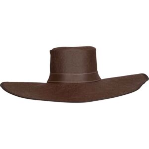 Alatriste Embossed Leather Hat