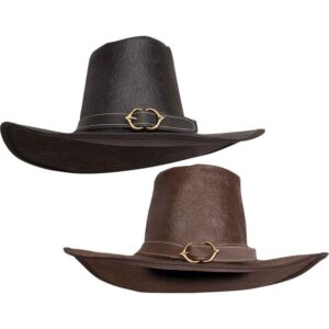 Van Helsing Embossed Leather Hat