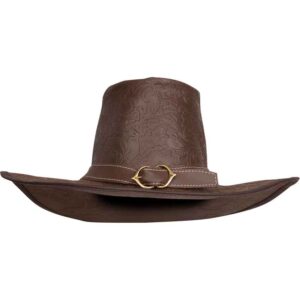 Van Helsing Embossed Leather Hat