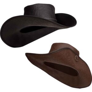 Flandes Embossed Leather Hat