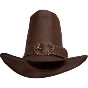 The Dark Witcher Embossed Leather Hat