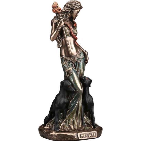 Bronze Hecate Goddess Statue